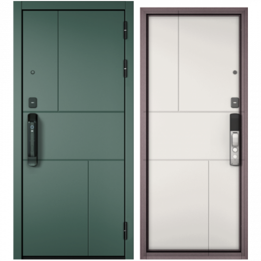 Входная дверь МАСТИНО PREMIUM 90 D5 9P-140 ясень ревьера крем